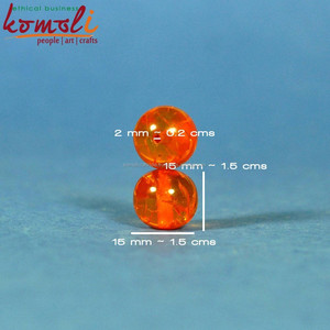 Crackle Resin Acrylic <b>Beads</b> of Various Size and Shapes for Jewellery Making & Crafting Supplies - Product Image 6