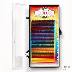 ขนตาปลอมแบบเส้นต่อเส้น OPTIMA Professional Long-Seller สีผสม ผลิตด้วยเครื่องจักร ขนตาสังเคราะห์ งอนรุ่น J/C/B สำหรับต่อขนตาเพื่อความงาม - Product Image 1