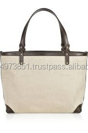 Bolso de mano de algodón con serigrafía de transferencia de calor y logotipo personalizado de alta calidad, bolso de compras de lona reutilizable Popular con mango al por mayor - Product Image 2