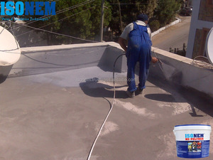 ISONEM MS POLYMER <b>Acrylic</b> Spray <b>Liquid</b> Coating Building Coating SUPER ELASTIC FLEXIBLE WATERPROOFING INSULATION CONCRETE METAL - Product Image 4