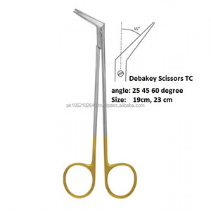 De-Bakey Ontleedt Vasculaire <span class=keywords><strong>Tc</strong></span>-Schuine Schaar-Categorie Chirurgische Instrumentset Pincet Met Basiseigenschappen - Product Image 2