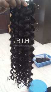 Extensiones de cabello Remy virgen indio crudo 100%, cabello de trama sin procesar en estilo ondulado, longitudes estiradas 8 "28" 30" - Product Image 5