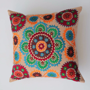 2022 New Luxury Arrivals Latest Design <b>Indian</b> Embroidery Suzani Handcrafted <b>Indian</b> Designer <b>Cushion</b> Cover 18X158 Inch - Product Image 3