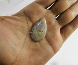 5.32gms ธรรมชาติ Sagenite Jasper 22*37มม.Cabochon หินขัดสำหรับเครื่องประดับทำ IG0079 - Product Image 3