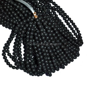 Cuentas de piedra de Lava, hebras de 8mm, venta al por mayor - Product Image 1