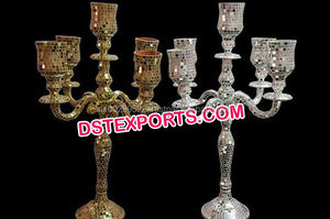 ที่วางเทียนไขทรงดอกบัว,ที่ใส่เทียนคริสตัลรูปทรงดอกบัวสำหรับงานแต่งงาน - Product Image 6