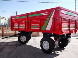 เพลาคู่ด้านหลังหรือด้านข้างให้ทิปรถพ่วงช่างเบรครถพ่วงการเกษตรเพลา5โทนรถพ่วง - Product Image 6