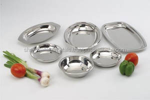 Type plat de plateau de nourriture d'acier inoxydable écologique - Product Image 4