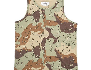 Camiseta sin mangas de tela Rib para hombre, color blanco liso, para verano - Product Image 2