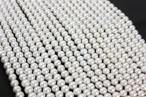 ไข่มุกน้ำจืดหลวมเครื่องประดับเส้น DYI ที่มีคุณภาพสูงธรรมชาติที่ไม่ได้รับการรักษาเส้นมุกสำหรับการทำเครื่องประดับ - Product Image 4