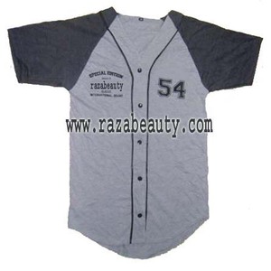 Hot Sale Custom Printed 100% Polyester Breathable Plus Size Anti-UV <b>Raglan</b> Baseball Shirt/Button Down Women's Baseball Jersey - Product Image 4