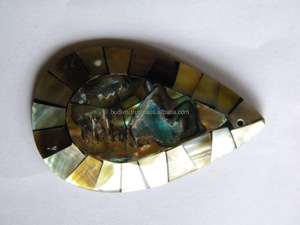 Pendentif en coquille de mer Vintage de haute qualité unisexe larme fabrication directe pour cadeau pour enfants - Product Image 2