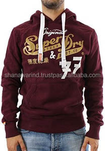 Sudadera con capucha extragrande de algodón French Terry personalizada para hombre, sudaderas con letras de talla grande lisas con forro polar grueso y hombros caídos - Product Image 2