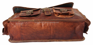 Laptop <b>Briefcase</b> Handbag <b>For</b> Men And <b>Women</b> 100% Genuine Leather Brown Shoulder Bag Europe Style Business Crossbody Computer Bags - Product Image 2