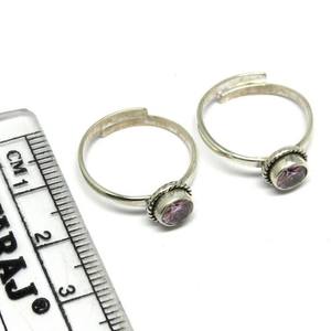 Anillo de plata de primera ley con forma redonda para mujer, sortija, plata esterlina 925, Circonia cúbica, zirconia, circonita, zirconita, zirconita, color rosa - Product Image 6