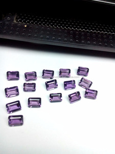 Lab Created Hydrothermal Brazil Amethyst Gemstone - Product Image 5