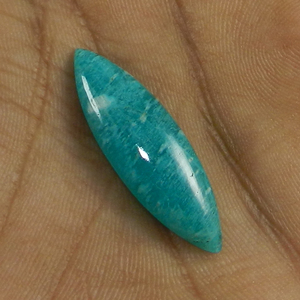 Amazonita natural de 32x10 mm, cabujón marquesa, piedra preciosa suelta para la fabricación de joyas - Product Image 3