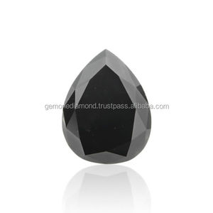 1 Carat kích thước vòng hình dạng tăng cắt kim cương đen AAA chất lượng với giá bán buôn, tự nhiên lỏng màu đen diamods giá mỗi Carat - Product Image 5