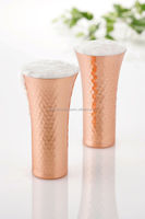 Verre Tumbler Classique Élégant en Acier Inoxydable pour Boissons, Design Martelé, Vaisselle de Bar, Cocktail, Vin, Bière, Compatible Lave-Vaisselle