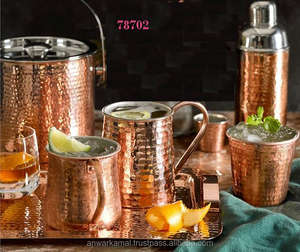 Mule de Moscou martelée artisanale tasse en cuivre métal pur meilleur cadeau pour Mules de Moscou - Product Image 2