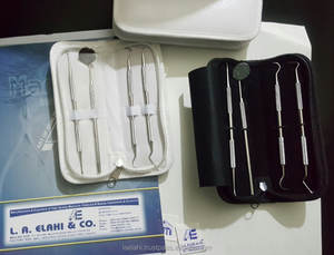 Kit d'hygiène dentaire de 4 pièces : outils dentaires, sondes, miroir buccal en acier inoxydable – Le kit le plus vendu en gros pour les professionnels - Product Image 6