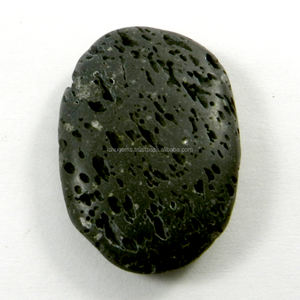 Tektite <b>Natural</b> <b>Stone</b> ! 31*46mm Oval Cab 17.55 Gms Gemstone for Jewellery IG1841 - Product Image 1
