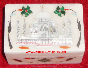 Caja de regalo con incrustación de mármol - Product Image 1