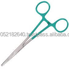 Fórceps de instrumentos quirúrgicos de acero inoxidable originales de alta calidad PVC agarrado en hermosos colores portaagujas Manual - Product Image 3