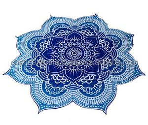 <strong>Lotus</strong> <strong>Mandala</strong> Round Beach Throw Towel Table Picnic Wall Hanging <strong>Mandala</strong> <strong>Tapestry</strong>, Blanket, Roundie <strong>Mandala</strong> Throw