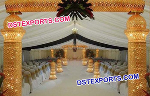 Pilar romano para boda, puerta tallada, pilares romanos, puerta de bienvenida Manavari, puerta de entrada para boda, suministros para fiestas personalizados, Australia - Product Image 6