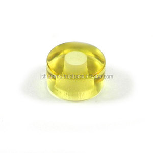Lemon hydro-Cuentas de neumático sintético, 14x8x5mm, cuentas de piedras preciosas de agujero grande para pulsera, IG0133 - Product Image 6