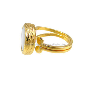 ชุดกรอบทรงกลมสีทองประดับมุก - Product Image 2