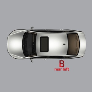 BWR462 ensemble de réparation de lève-vitre électrique porte arrière gauche pour Land Rover Freelander MK1 L314 LN 1997-2006 3/5 porte CVH101210 - Product Image 6