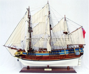 Hải Lý Bằng Gỗ <span class=keywords><strong>HMS</strong></span> <span class=keywords><strong>Bounty</strong></span> Sơn Mô Hình Thanh Lịch Tàu Cao Cho Trang Trí Nội Thất Như Đồ Nội Thất Hoặc Hộp Quà Tặng Bao Gồm - Product Image 1