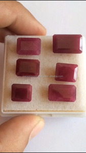 Igi พลอยทับทิมธรรมชาติได้รับการรับรองจากการตัดมรกตสีแดงอัญมณีหลวม - Product Image 3