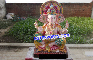 Estatua de Ganesha para entrada de boda, estatua de bienvenida de boda, decoración de estatua de Ganpati para boda - Product Image 4