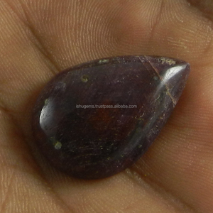 ลูกแพร์ Cabochon 8.20 Gms พลอยหลวมทับทิมธรรมชาติ20X25มม - Product Image 3