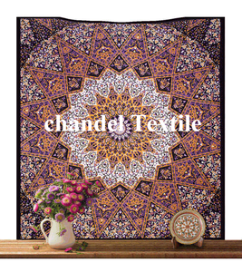 พรมแขวนผนังสไตล์อินเดียแมนดาลา,ผ้าปูแนวฮิปปี้สเปรดดิโอสำหรับตกแต่งบ้าน - Product Image 1