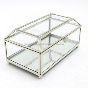Cajas de cristal, caja de almacenamiento de plata, caja de joyería - Product Image 1