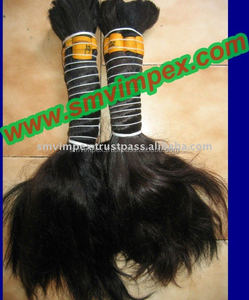 100% pelo sin tejer trenzado. Cabello humano a granel de buena calidad.3 mechones MOQ Pelo trenzado de textura natural. - Product Image 4