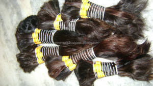 Cutícula alaigned Cabello crudo a granel Precio al por mayor Buena calidad Comprar cabello a granel 100% Temple Cabello humano virgen natural suave - Product Image 2