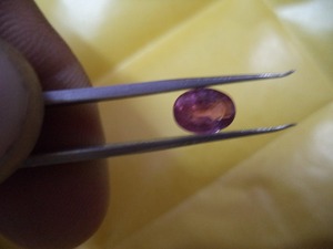 Ruby potongan Oval batu permata alami 9mm merah muda merah dengan biru hijau hati memotong untuk Kalung dibuat zamrud safir <span class=keywords><strong>Opal</strong></span> bahan Amber - Product Image 5