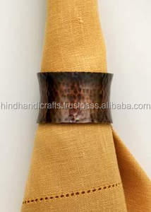 Indian Manufacturer's Unique Design Metal Napkin Holder Rings for Weddings <b>Parties</b> Restaurants Hotels - Product Image 2