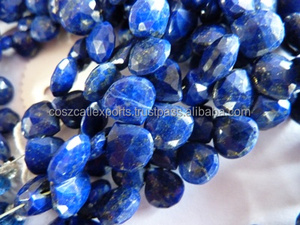 Lapis-Lazuli naturel Poire Facettes En Vrac Fabricant Perles - Product Image 6