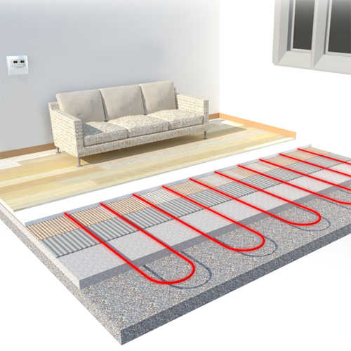 RAON System Electric Heating element Floor Heating Cable (poultry Heating System) RFHC-18W (Triple Conductors, PVC Outer Jacket)