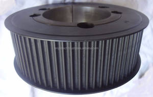 Polea de bloqueo cónico de 8M de alta calidad, aleación de acero mecanizada de precisión duradera, sincronización OEM personalizada, transmisión de energía Industrial - Product Image 5