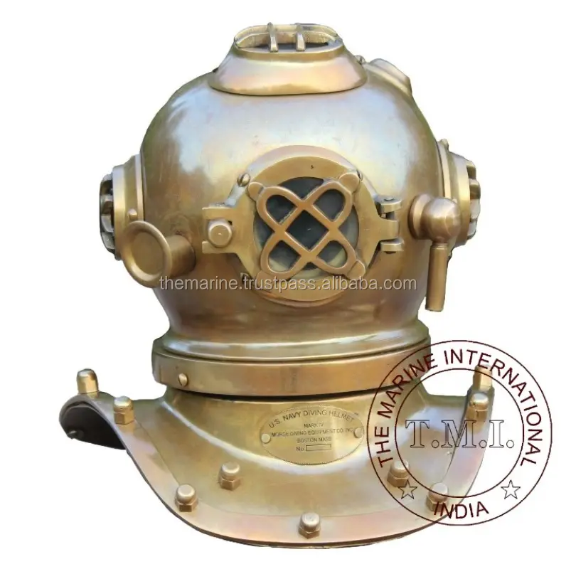 Antique Us Navy Diving Helmet Mark V Small 8 inches Divers Diving Helmet Home or Office Room Decorative Gift.