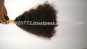 Proveedor de cabello de templo indio de la India, vendedores de cabello indio virgen natural de cabello crudo, extensiones de cabello indio Remy 100% cabello humano - Product Image 3