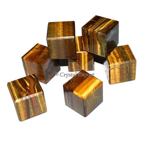Compre cubos de piedras preciosas curativas Tiger Eye Cube al por mayor para Decoración - Product Image 1