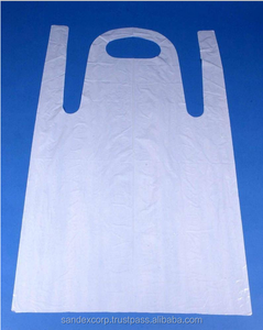 White <b>Apron</b> in Simple Design Wholesale in India - Product Image 2